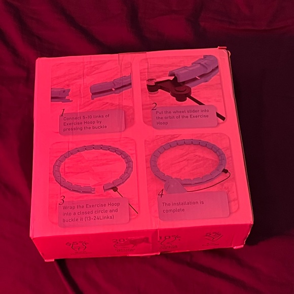 Weighted hula hoop (24 links) - Picture 2 of 2